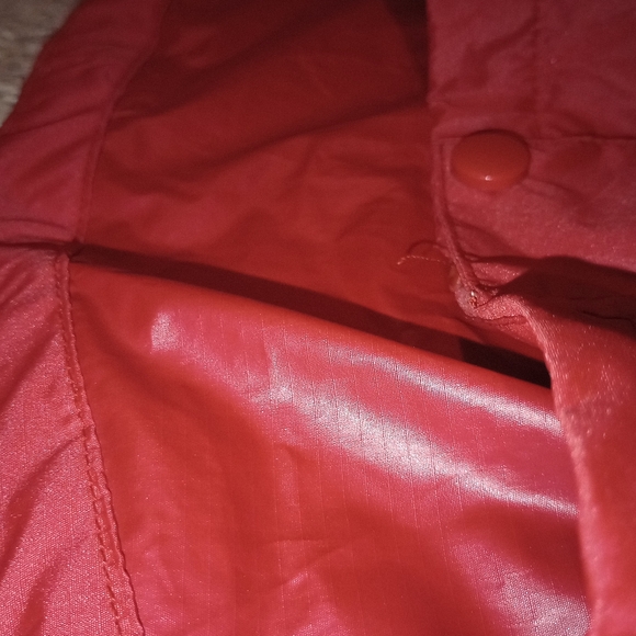 Boys Extra Large Iceberg Outerwear Red Raincoat - Picture 6 of 7